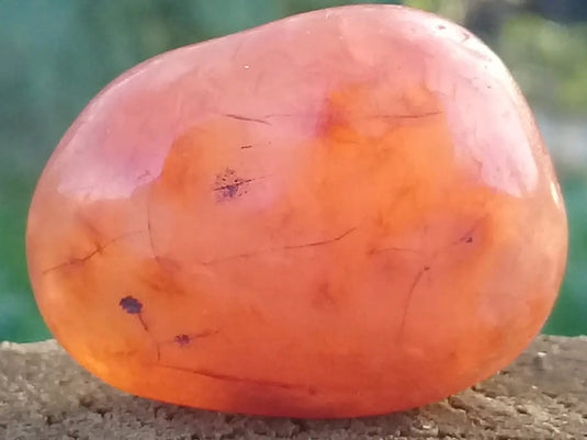 Cornaline du Brésil pierre roulée Grade A ++++ Cornaline pierre roulée