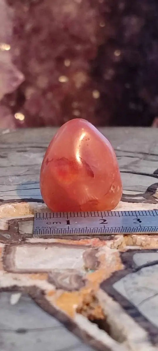 Cornaline du Brésil pierre roulée Grade A ++++ Cornaline pierre roulée