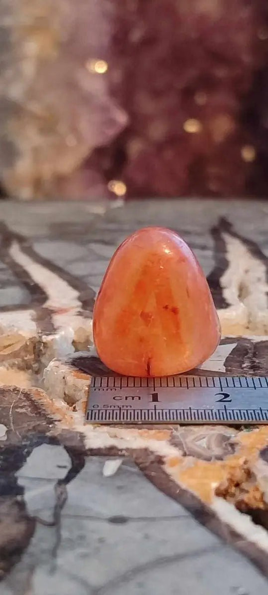 Cornaline du Brésil pierre roulée Grade A ++++ Cornaline pierre roulée