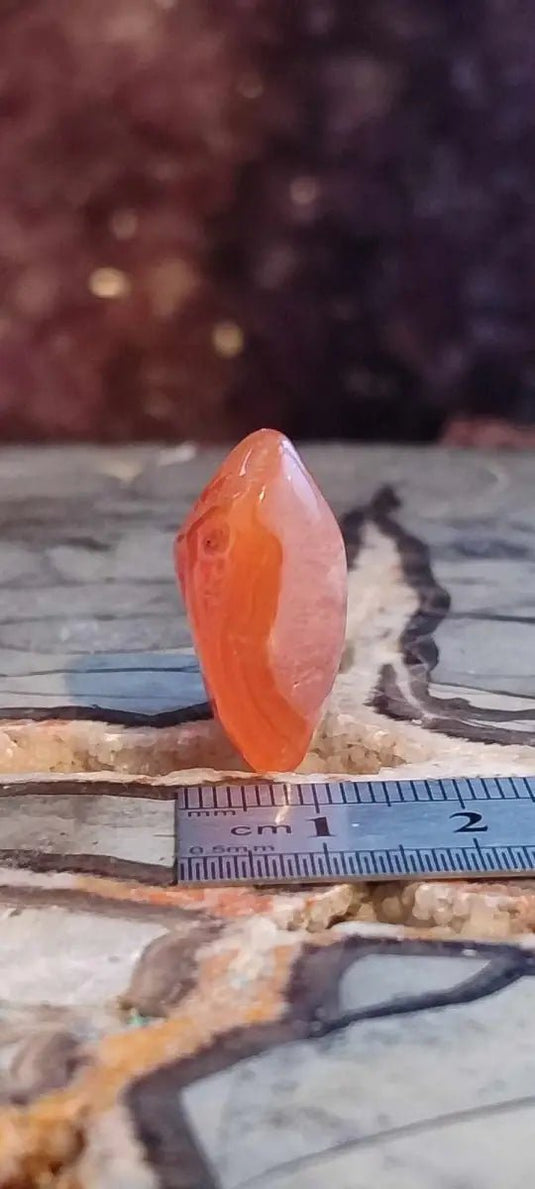 Cornaline du Brésil pierre roulée Grade A ++++ Cornaline pierre roulée