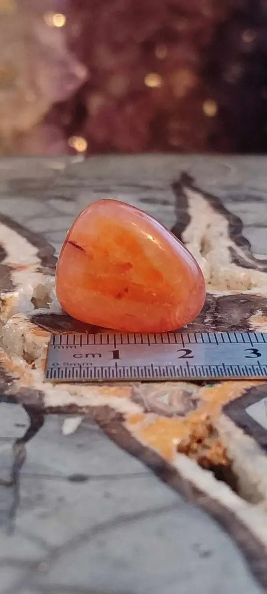 Cornaline du Brésil pierre roulée Grade A ++++ Cornaline pierre roulée