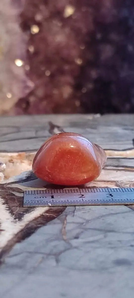 Cornaline du Brésil pierre roulée Grade A ++++ Cornaline pierre roulée