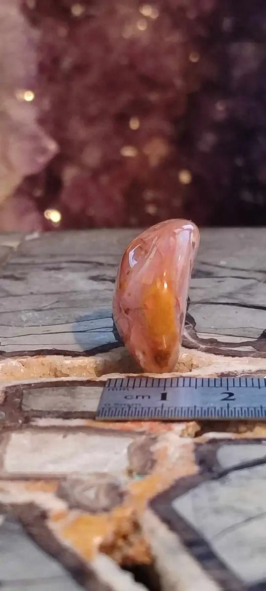 Cornaline du Brésil pierre roulée Grade A ++++ Cornaline pierre roulée