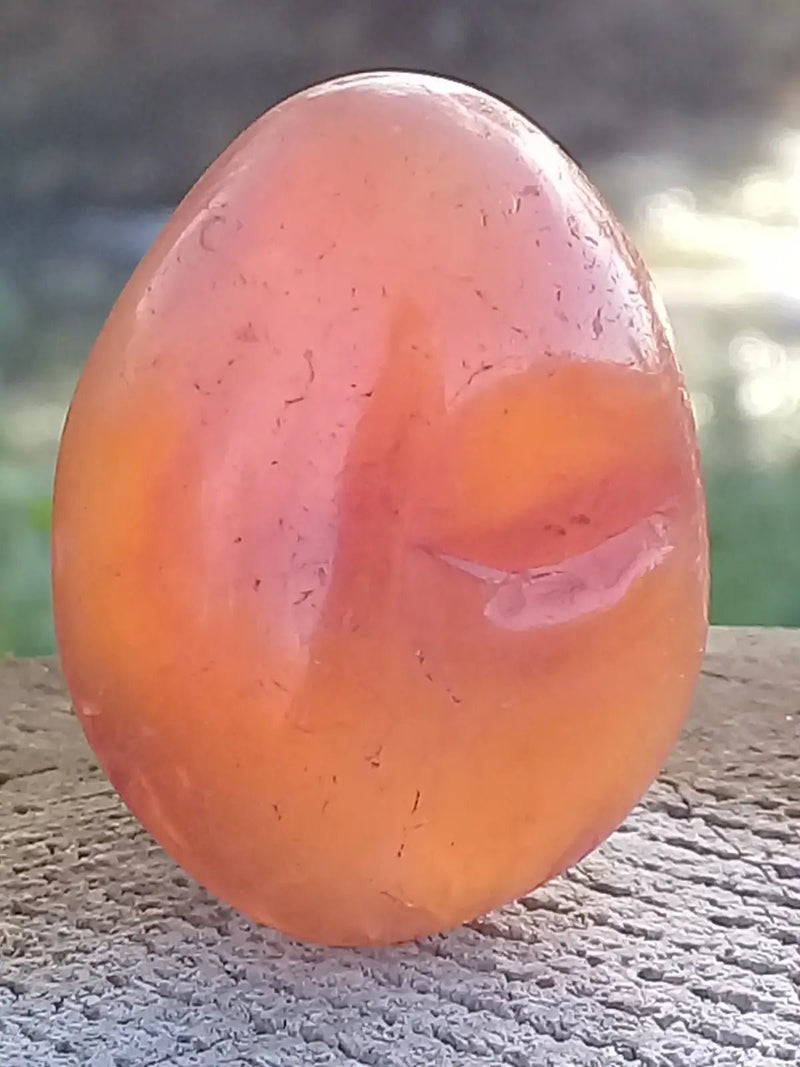 Chargez l&#39;image dans la visionneuse de la galerie, Cornaline du Brésil pierre roulée Grade A +++++ Cornaline pierre roulée
