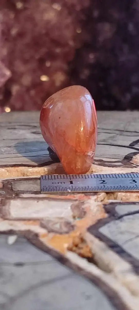 Cornaline du Brésil pierre roulée Grade A ++++ Cornaline pierre roulée