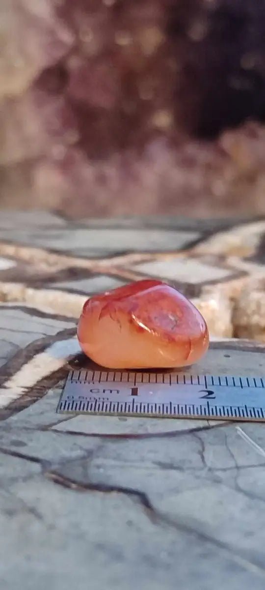 Chargez l&#39;image dans la visionneuse de la galerie, Cornaline du brésil pierre roulée Grade A ++++ Cornaline pierre roulée
