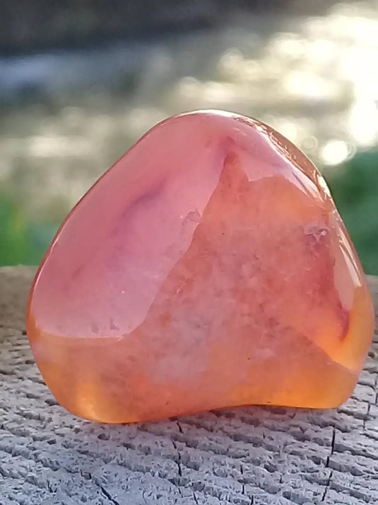 Cornaline du Brésil pierre roulée Grade A ++++ Cornaline pierre roulée