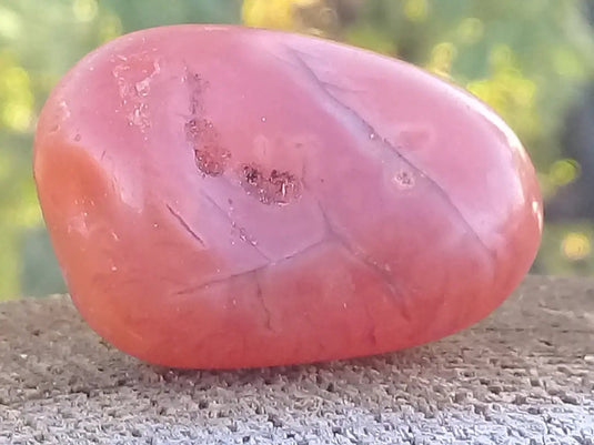 Cornaline du Brésil pierre roulée Grade A ++++ Cornaline pierre roulée