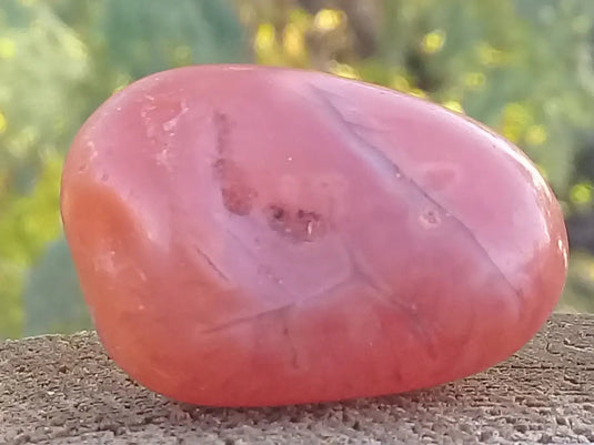 Cornaline du Brésil pierre roulée Grade A ++++ Cornaline pierre roulée