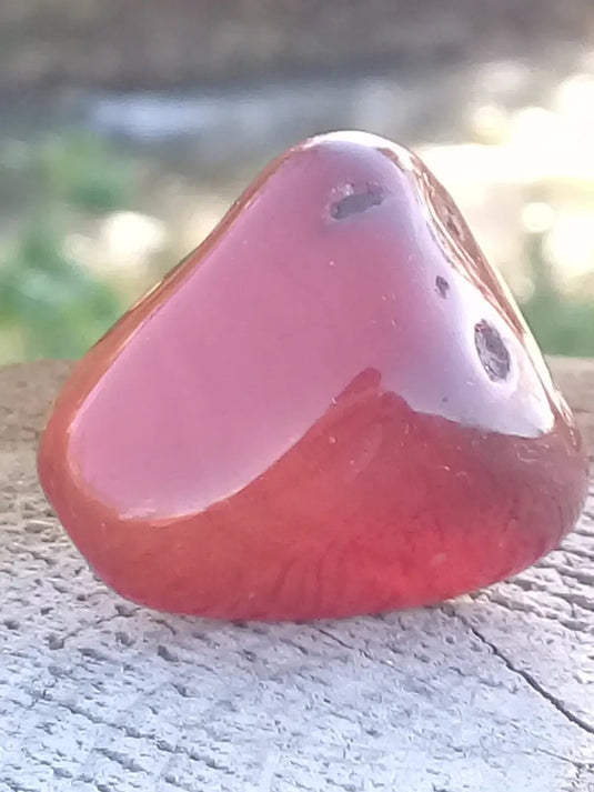 Cornaline du Brésil pierre roulée Grade A ++++