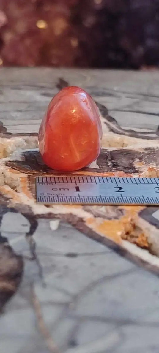 Cornaline du Brésil pierre roulée Grade A ++++ Cornaline pierre roulée