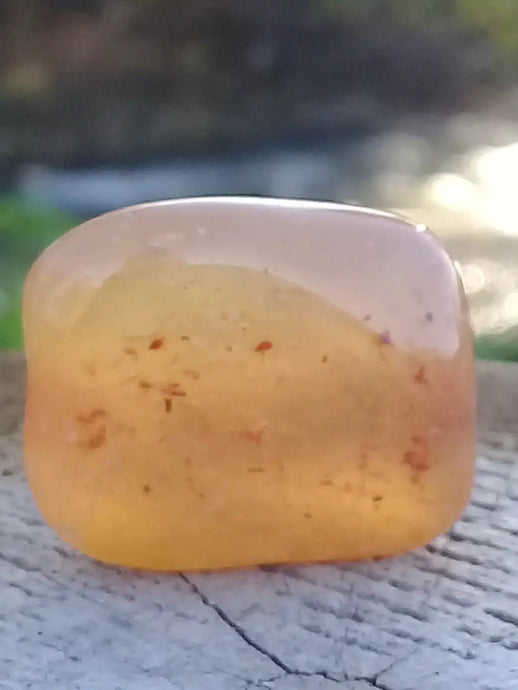 Cornaline du Brésil pierre roulée Grade A ++++ Cornaline pierre roulée