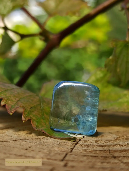 Cristal Aqua-Aura du Brésil pierre roulée Grade A++++ Cristal Aqua Aura pierre roulée