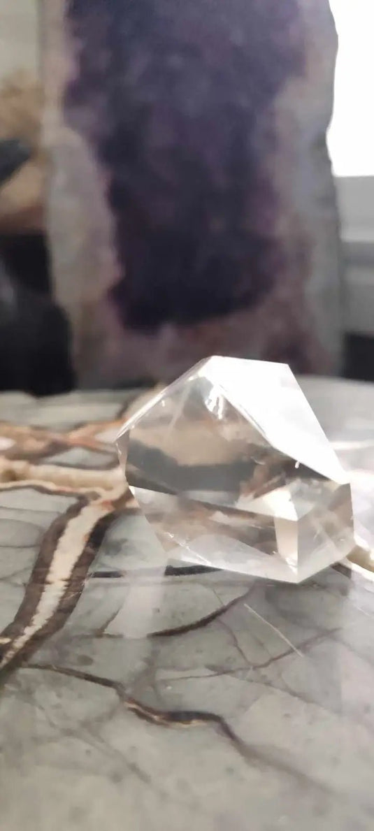 Cristal de roche du Brésil à inclusions fantômes Grade A++++ Cristal de roche à inclusion