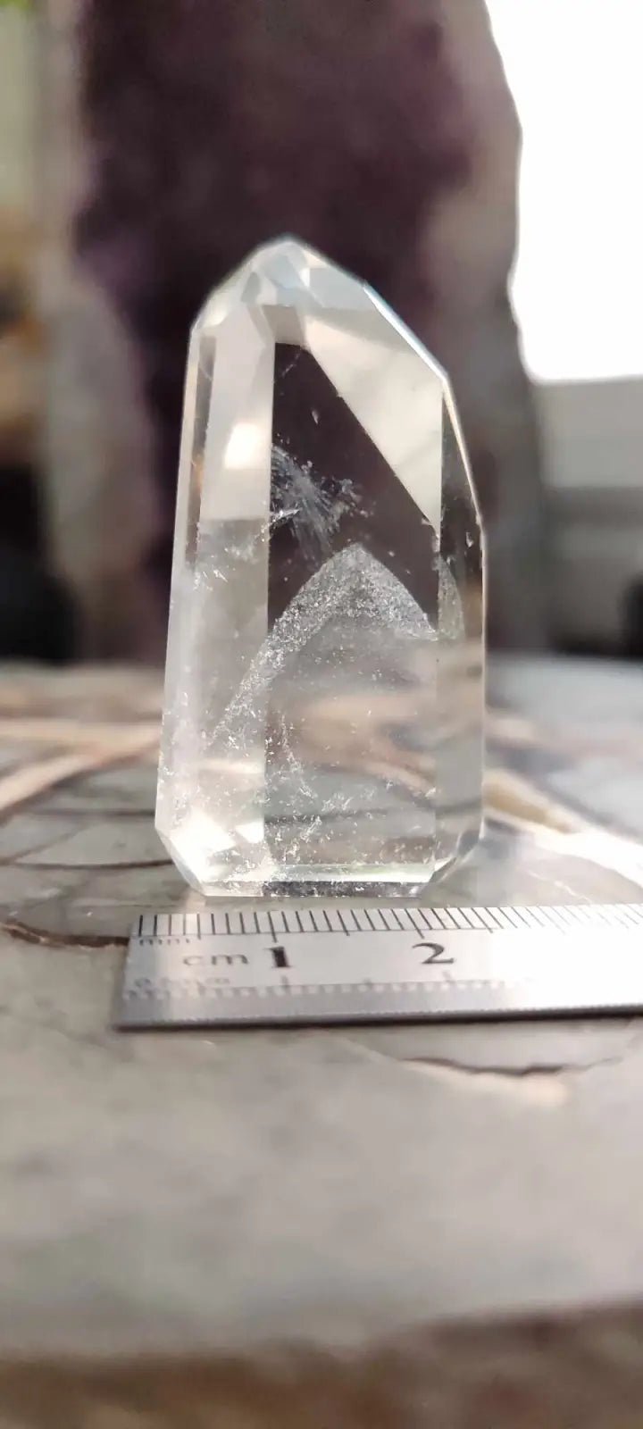 Chargez l&#39;image dans la visionneuse de la galerie, Cristal de roche du Brésil à inclusions fantômes Grade A++++ Cristal de roche à inclusion fantôme
