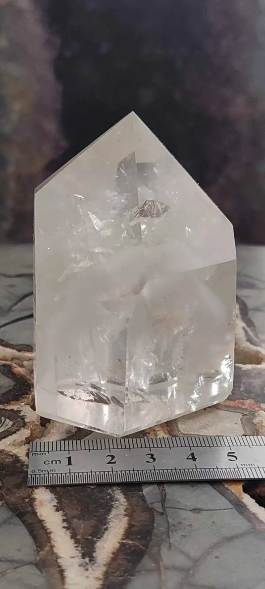 Cristal de roche du Brésil à inclusions fantômes Grade A++++ Cristal de roche à inclusion fantôme