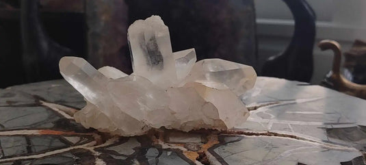 Cristal de roche du Brésil mâcle Grade A++++ Cristal de roche mâcle