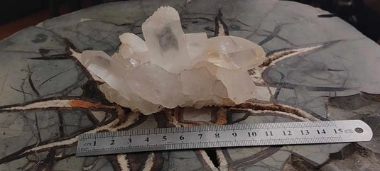 Cristal de roche du Brésil mâcle Grade A++++ Cristal de roche mâcle