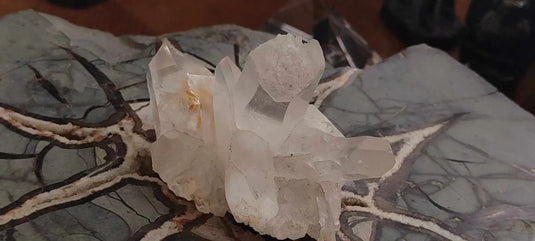 Cristal de roche du Brésil mâcle Grade A++++ Cristal de roche mâcle