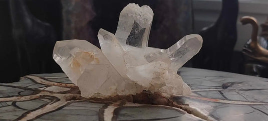 Cristal de roche du Brésil mâcle Grade A++++ Cristal de roche mâcle