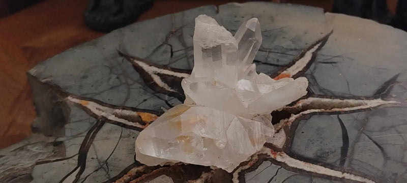 Load image into Gallery viewer, Cristal de roche du Brésil mâcle Grade A++++ Cristal de roche mâcle
