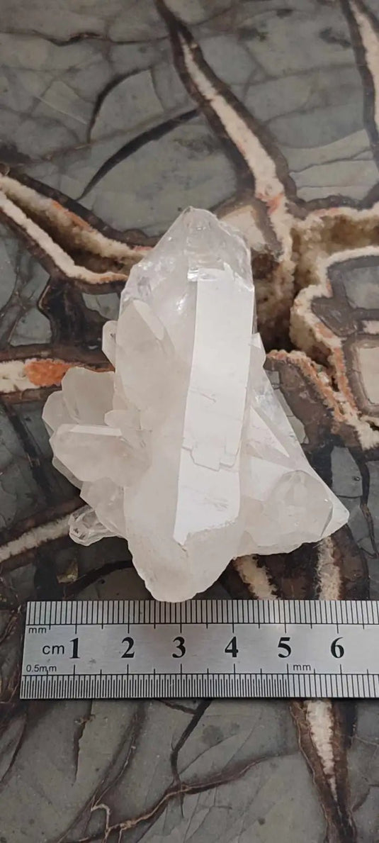 Cristal de roche du Brésil mâcle Grade A++++ Cristal de roche mâcle