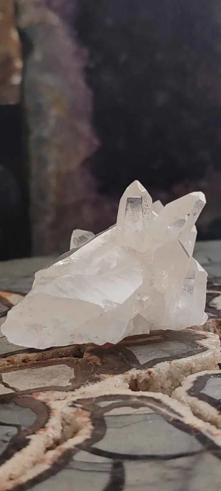 Chargez l&#39;image dans la visionneuse de la galerie, Cristal de roche du Brésil mâcle Grade A++++ Cristal de roche mâcle
