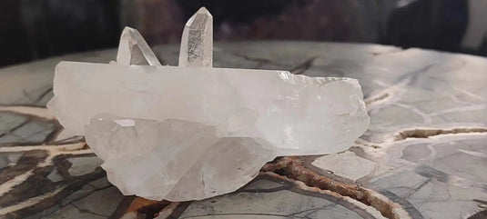 Cristal de roche du Brésil mâcle Grade A++++ Cristal de roche mâcle