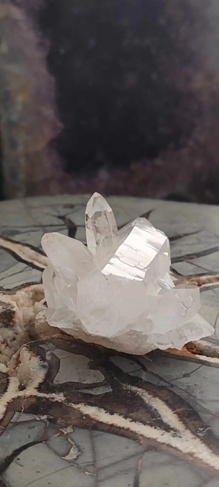 Chargez l&#39;image dans la visionneuse de la galerie, Cristal de roche du Brésil mâcle Grade A++++ Cristal de roche mâcle
