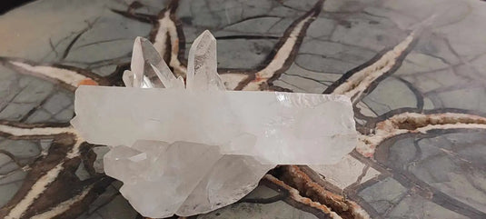 Cristal de roche du Brésil mâcle Grade A++++ Cristal de roche mâcle