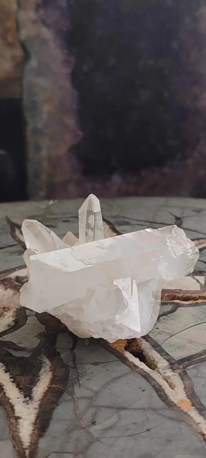 Chargez l&#39;image dans la visionneuse de la galerie, Cristal de roche du Brésil mâcle Grade A++++ Cristal de roche mâcle
