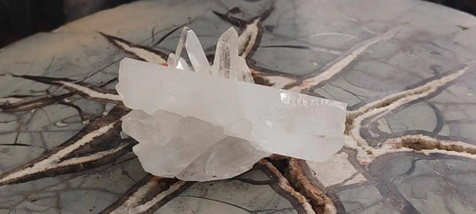 Cristal de roche du Brésil mâcle Grade A++++ Cristal de roche mâcle