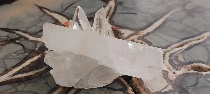 Chargez l&#39;image dans la visionneuse de la galerie, Cristal de roche du Brésil mâcle Grade A++++ Cristal de roche mâcle
