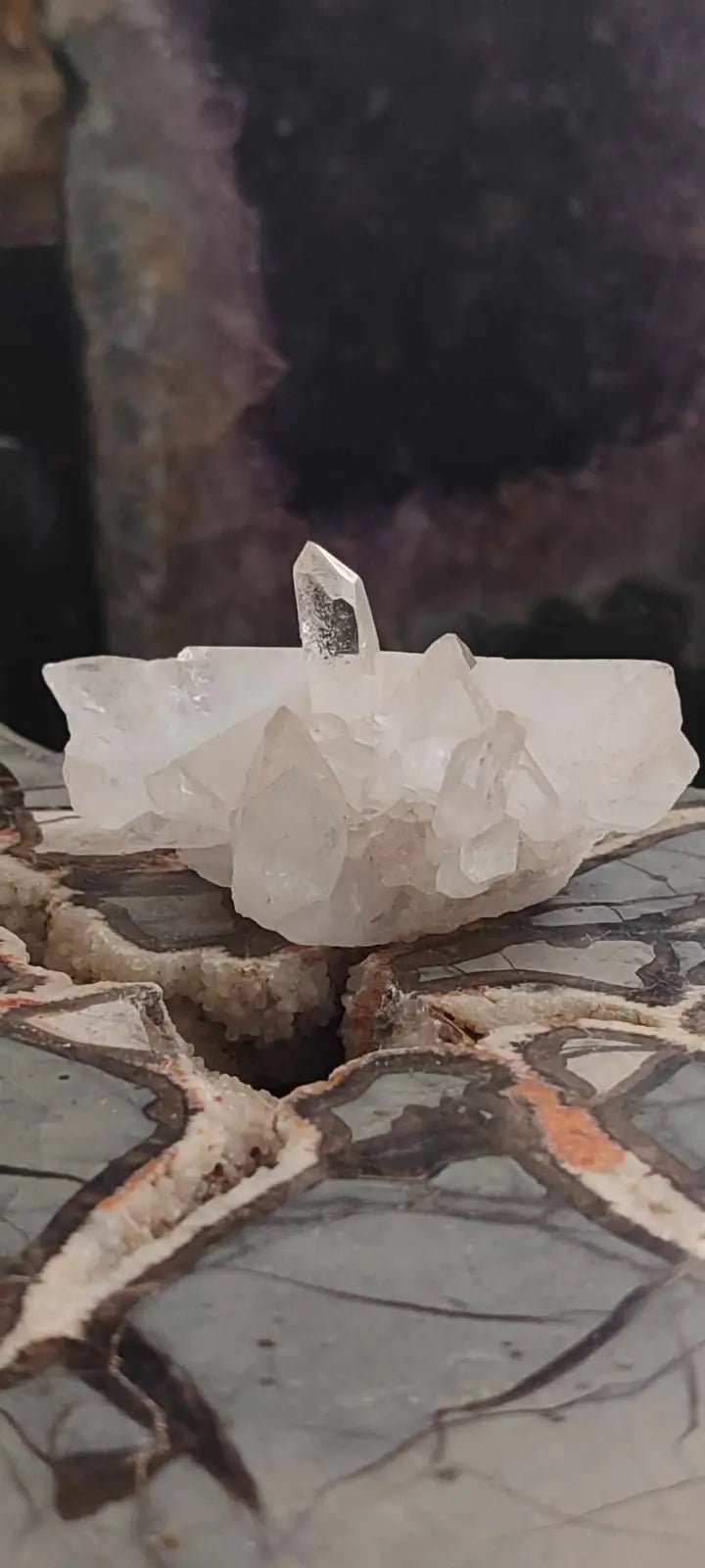 Chargez l&#39;image dans la visionneuse de la galerie, Cristal de roche du Brésil mâcle Grade A++++ Cristal de roche mâcle
