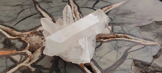 Cristal de roche du Brésil mâcle Grade A++++ Cristal de roche mâcle