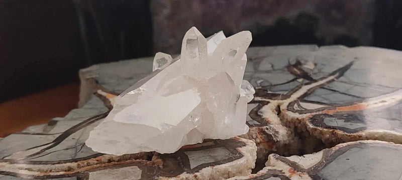 Chargez l&#39;image dans la visionneuse de la galerie, Cristal de roche du Brésil mâcle Grade A++++ Cristal de roche mâcle
