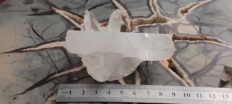 Chargez l&#39;image dans la visionneuse de la galerie, Cristal de roche du Brésil mâcle Grade A++++ Cristal de roche mâcle
