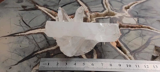 Cristal de roche du Brésil mâcle Grade A++++ Cristal de roche mâcle