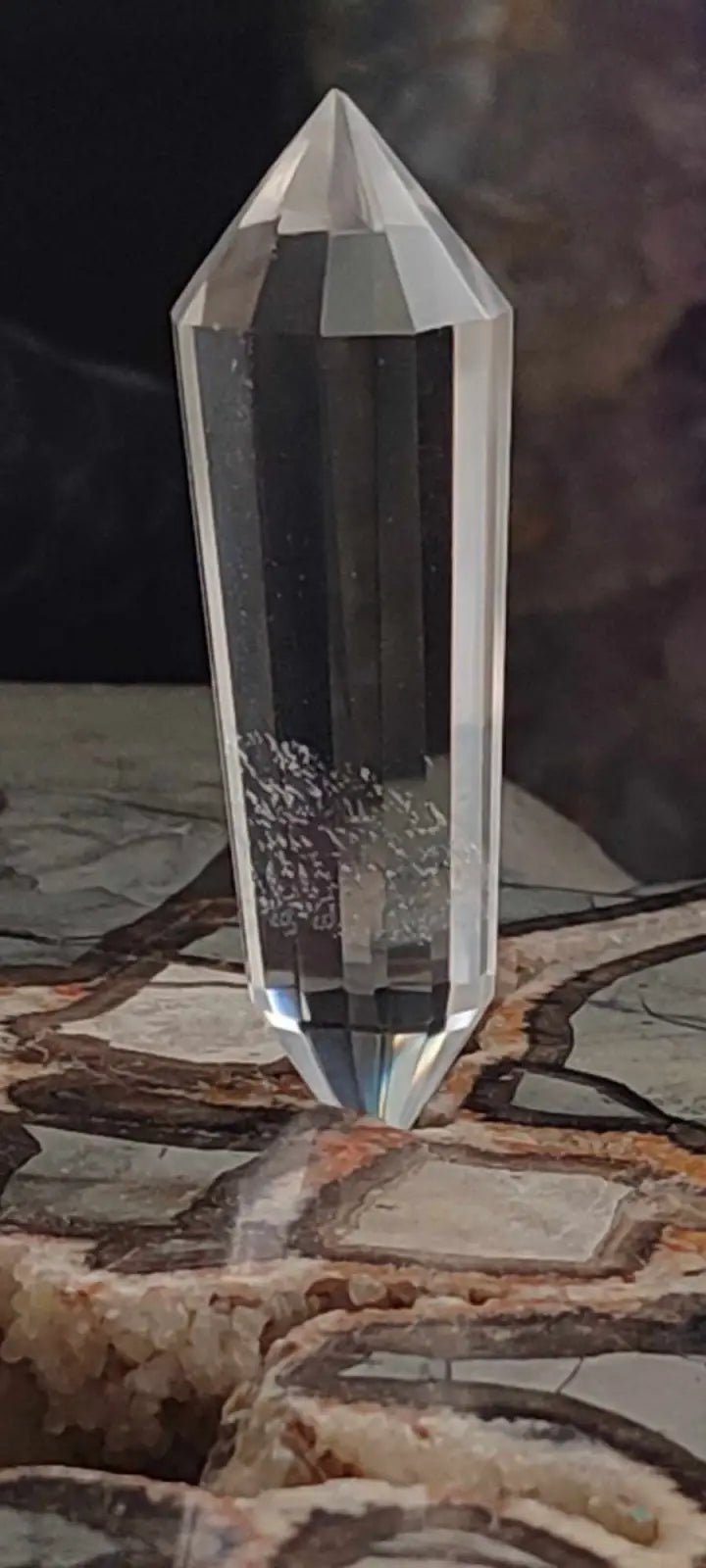 Chargez l&#39;image dans la visionneuse de la galerie, Cristal de roche Vosgel 12 faces du Brésil Grade A++++ Cristal Vosgel
