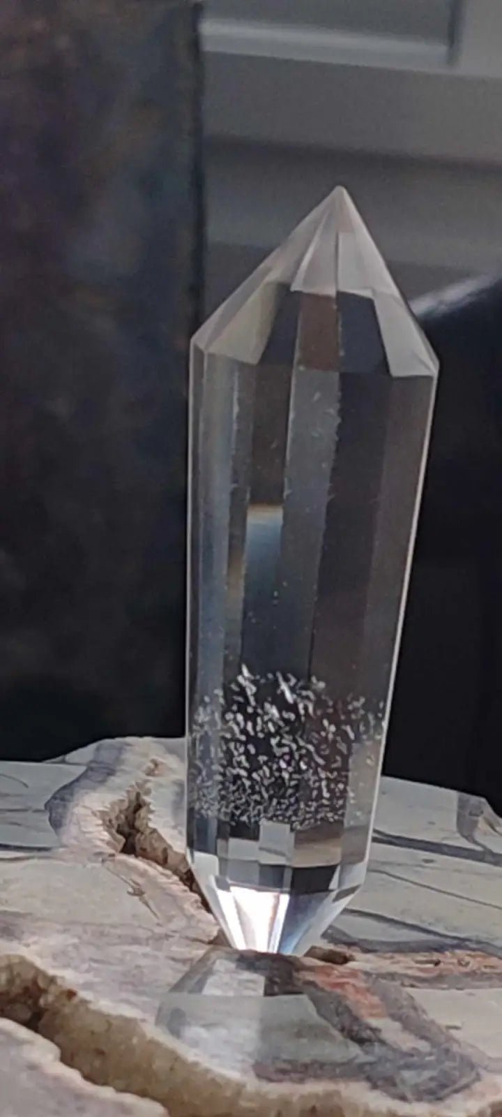 Chargez l&#39;image dans la visionneuse de la galerie, Cristal de roche Vosgel 12 faces du Brésil Grade A++++ Cristal Vosgel
