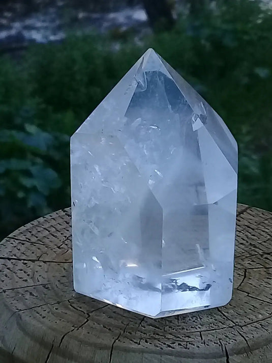 Cristal ou Quartz Fantôme Grade A ++++ colonne Cristal ou Quartz Fantôme colonne