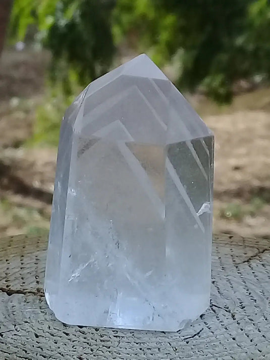 Cristal ou Quartz Fantôme Grade A ++++ colonne Cristal Fantôme