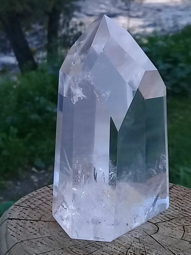 Load image into Gallery viewer, Cristal ou quartz Fantôme Grade A ++++ colonne Cristal ou Quartz Fantôme colonne
