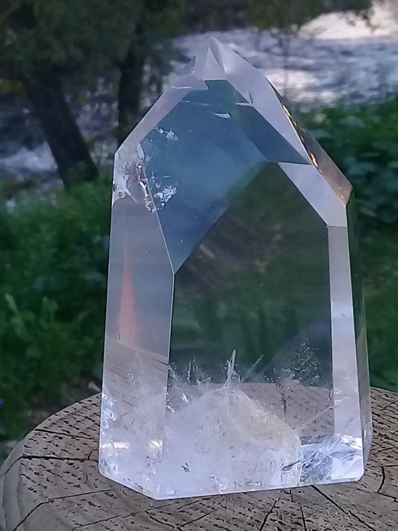 Load image into Gallery viewer, Cristal ou quartz Fantôme Grade A ++++ colonne Cristal ou Quartz Fantôme colonne
