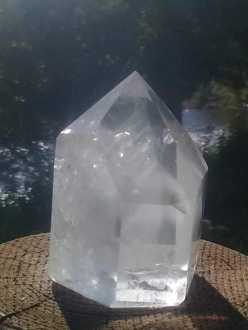 Chargez l&#39;image dans la visionneuse de la galerie, Cristal ou Quartz Fantôme Grade A ++++ colonne Cristal ou Quartz Fantôme colonne
