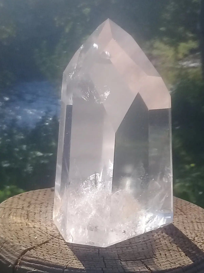 Load image into Gallery viewer, Cristal ou quartz Fantôme Grade A ++++ colonne Cristal ou Quartz Fantôme colonne
