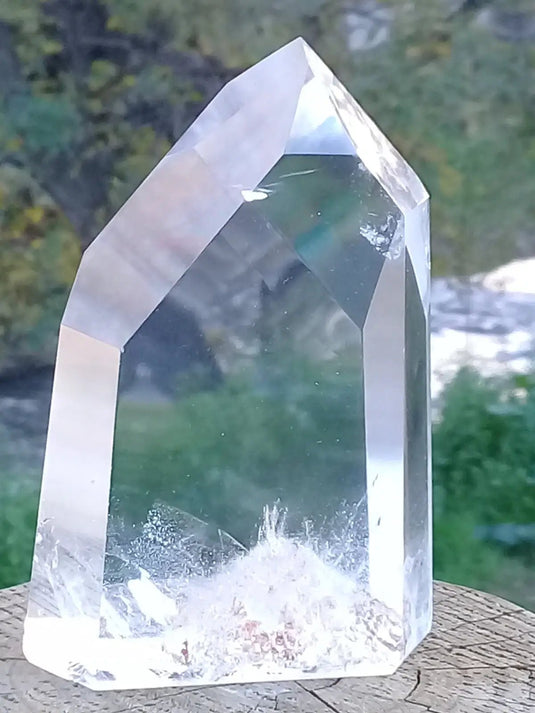 Cristal ou quartz Fantôme Grade A ++++ colonne Cristal ou Quartz Fantôme colonne