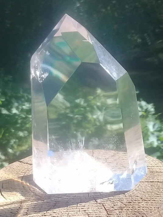 Cristal ou quartz Fantôme Grade A ++++ colonne Cristal ou Quartz Fantôme colonne Dans la besace du p'tit Poucet...   