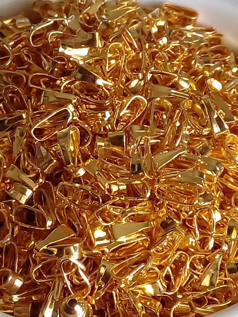 Chargez l'image dans la visionneuse de la galerie, Crochets de bélières pendentifs pour passant cordon Divers coloris Prix à l’unité Crochets pour bélières pendentifs Divers coloris
