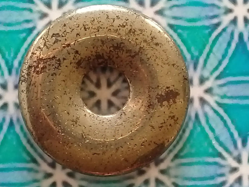 Chargez l&#39;image dans la visionneuse de la galerie, Donut en Pyrite Donut en Pyrite
